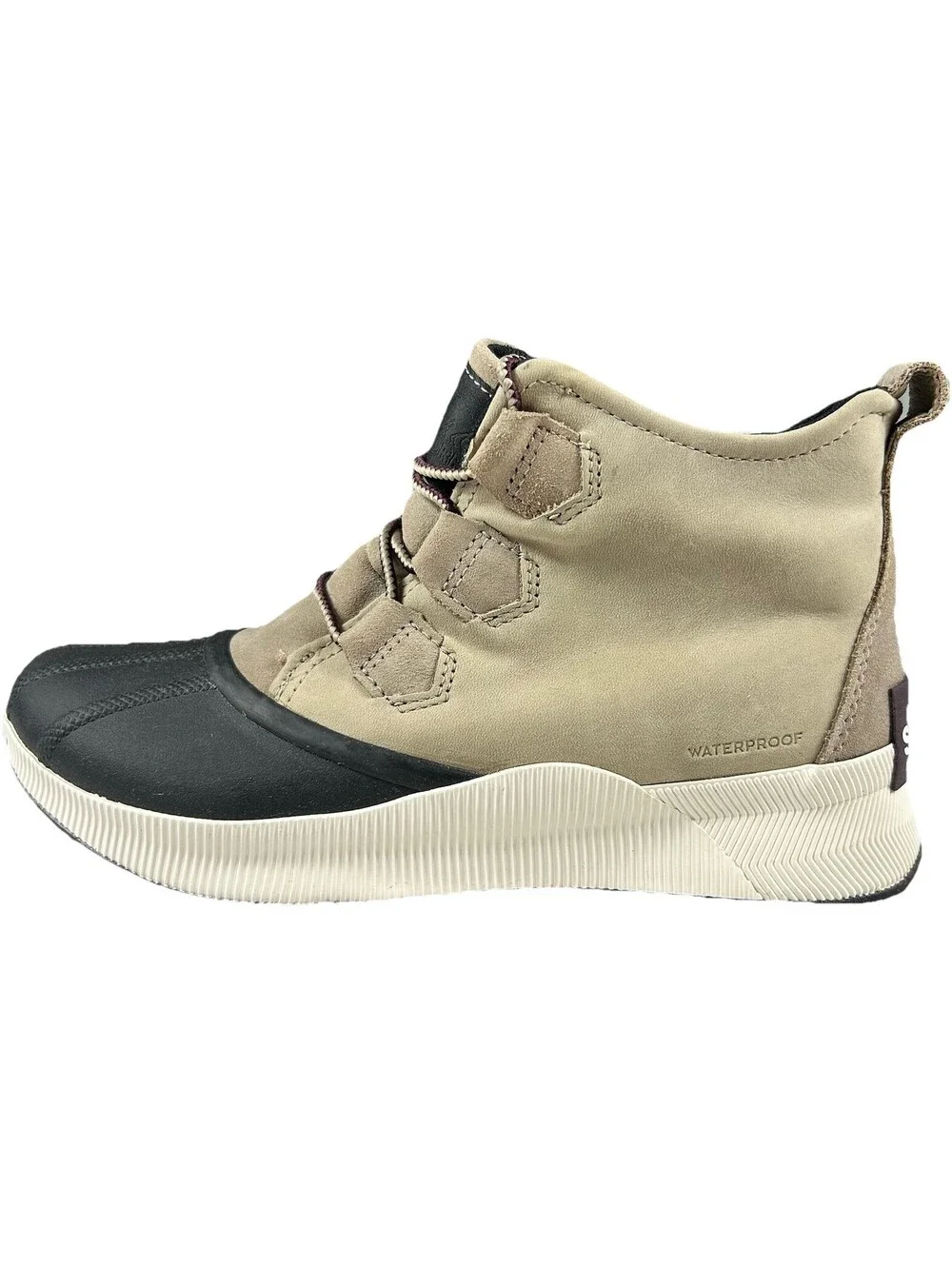 Sorel Out N About III Classic Waterproof Duck Boots Women’s Size 10 Tan Black